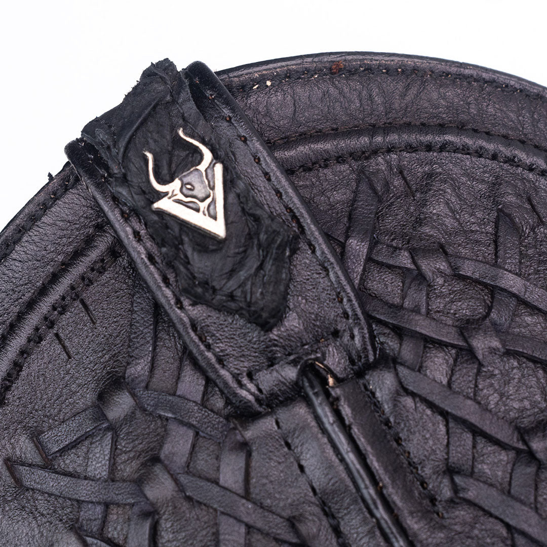 Brio Negro | Bota Vaquera Exótica de Piel de Pirarucu Veretta para Hombre