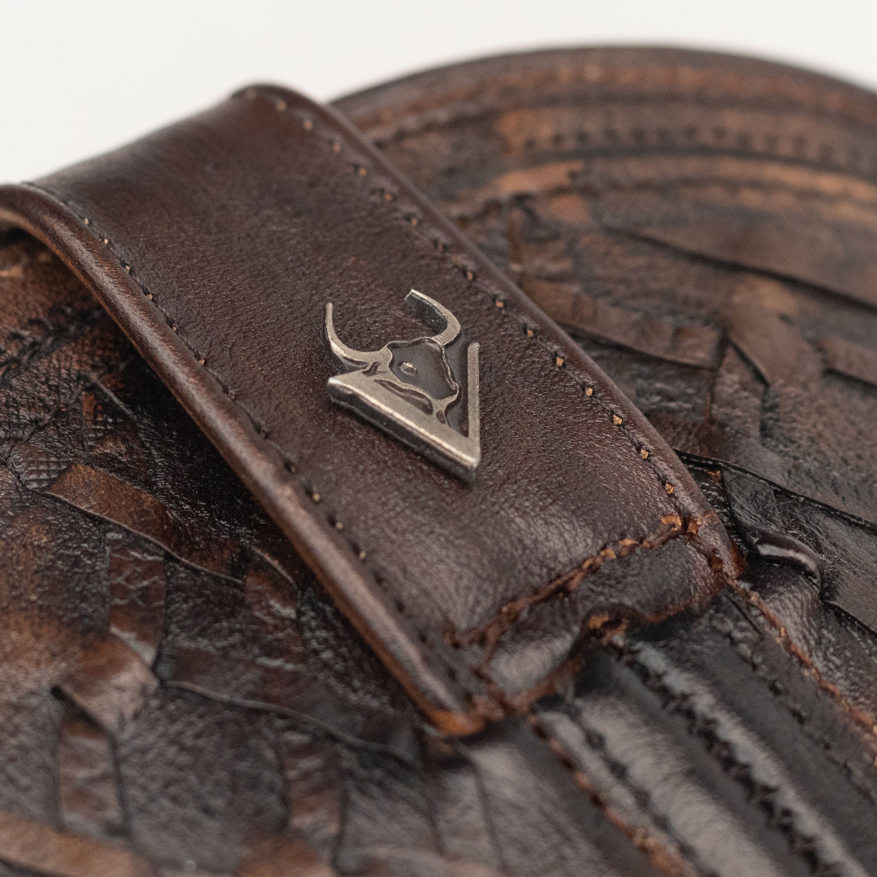 Brio Camel | Bota Vaquera Exótica de Piel de Pirarucu Veretta para Hombre